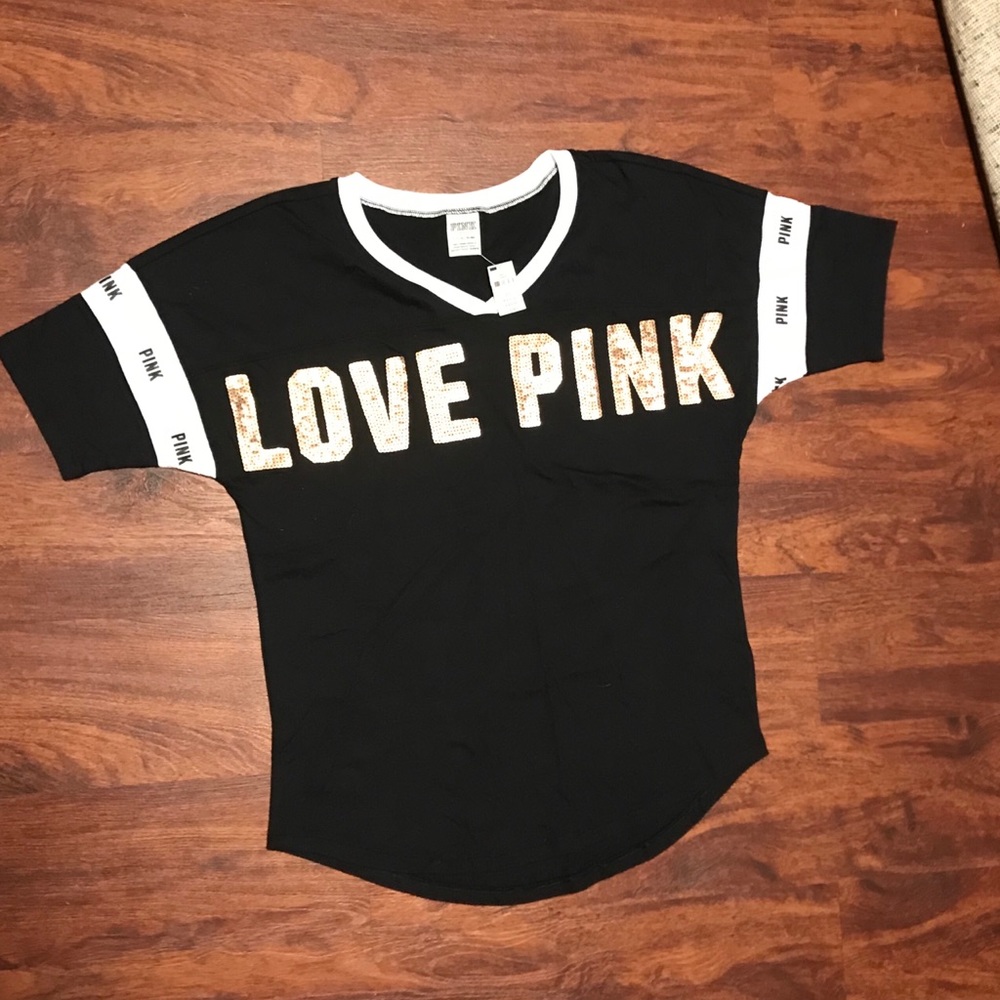 NWT Copper BLiNG tee